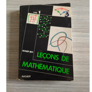 Leçons de mathématique